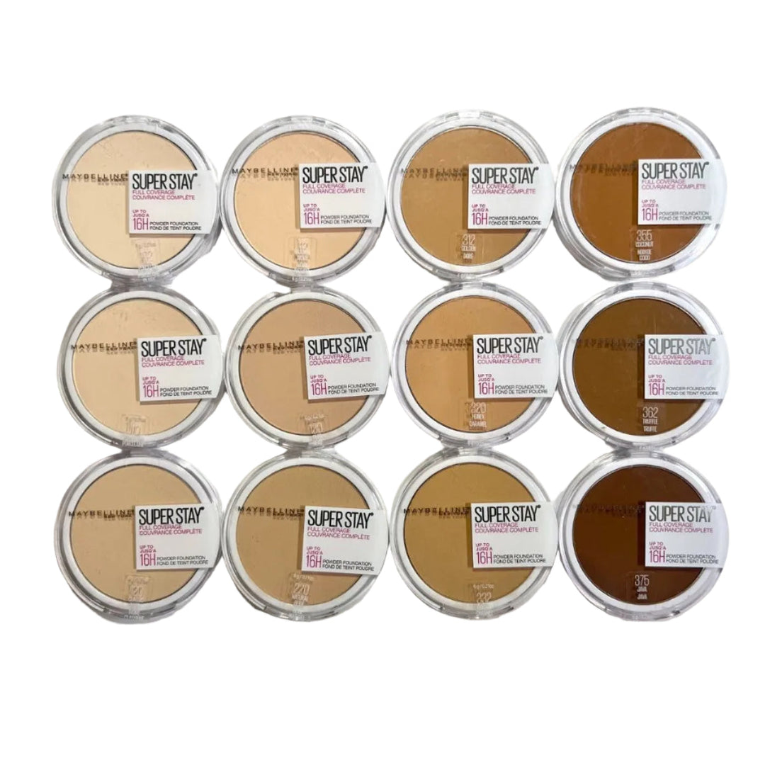 MAYBELLINE SUPER STAY FULL COVERAGE POWDER FOUNDATION SHADES