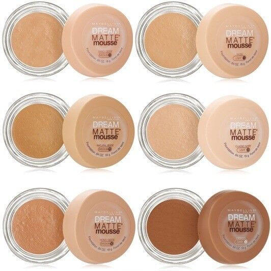 MAYBELLINE DREAM MATTE MOUSSE SPF15 SHADES