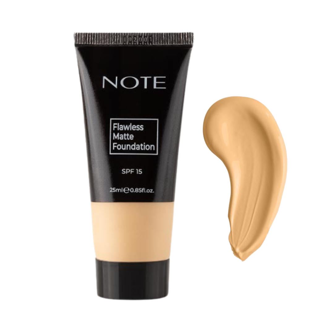 كريم أساس مطفي Flawless بعامل حماية SPF 15 25 مل من نوت