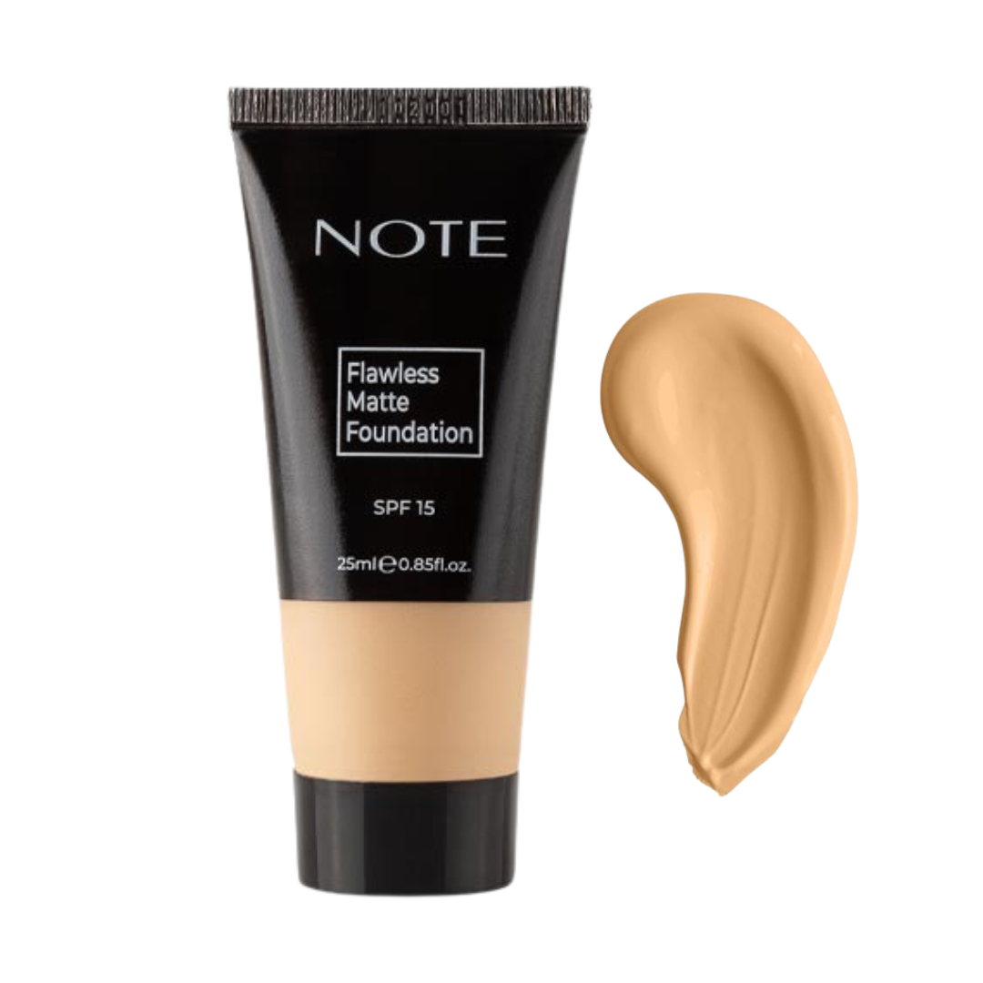 كريم أساس مطفي Flawless بعامل حماية SPF 15 25 مل من نوت