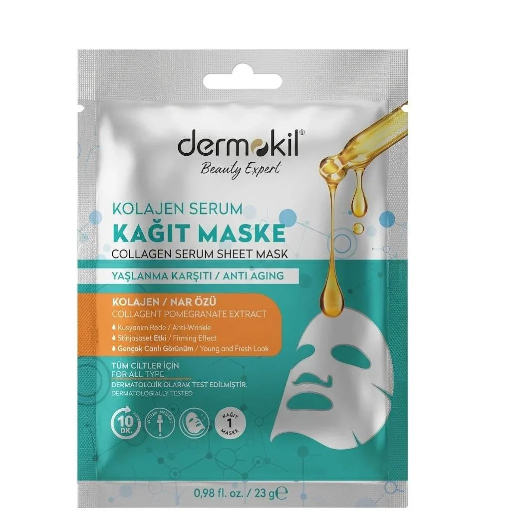 DERMOKIL COLLAGEN SERUM SHEET MASK 23G