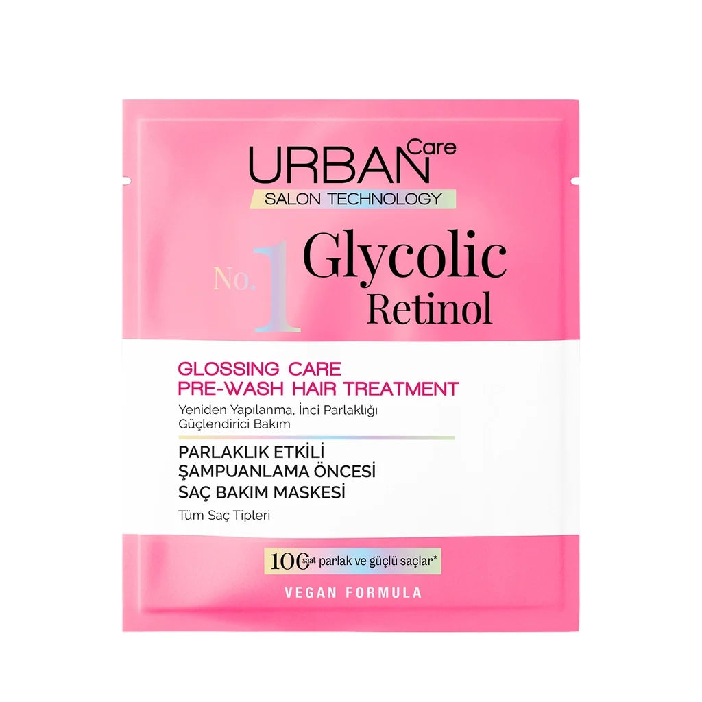 URBAN CARE Glycolic & Retinol  Glossing Pre-Hair Mask 50ML