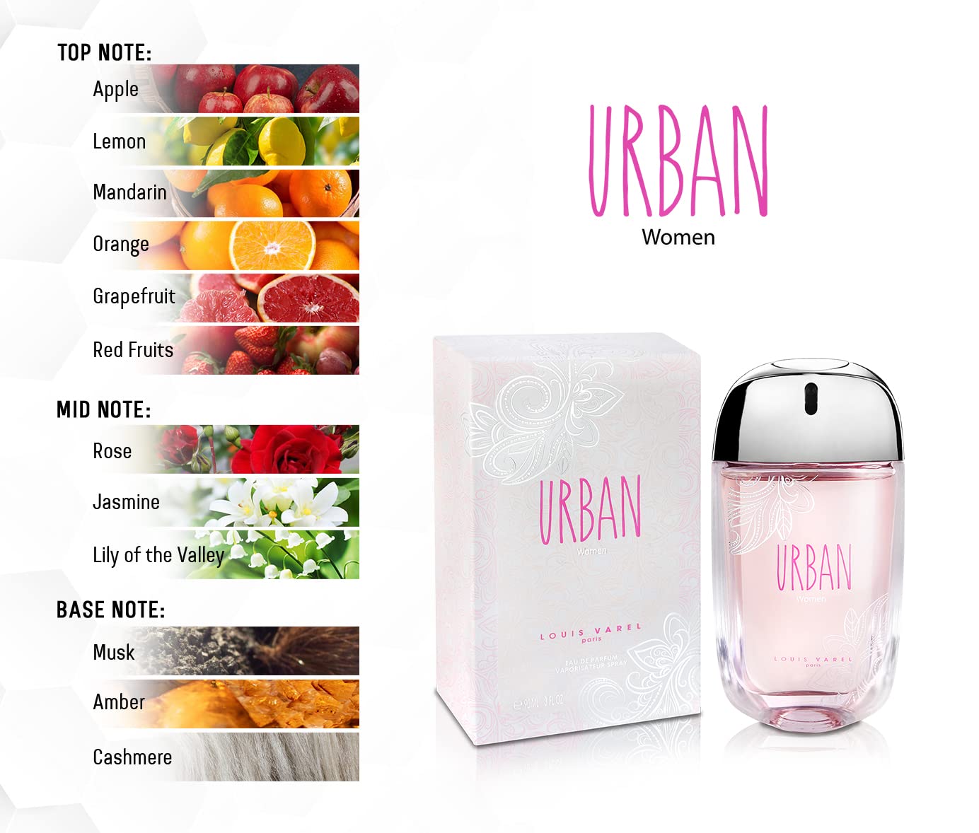 Louis Varel Urban Women 90Ml EDP Perfume For Women