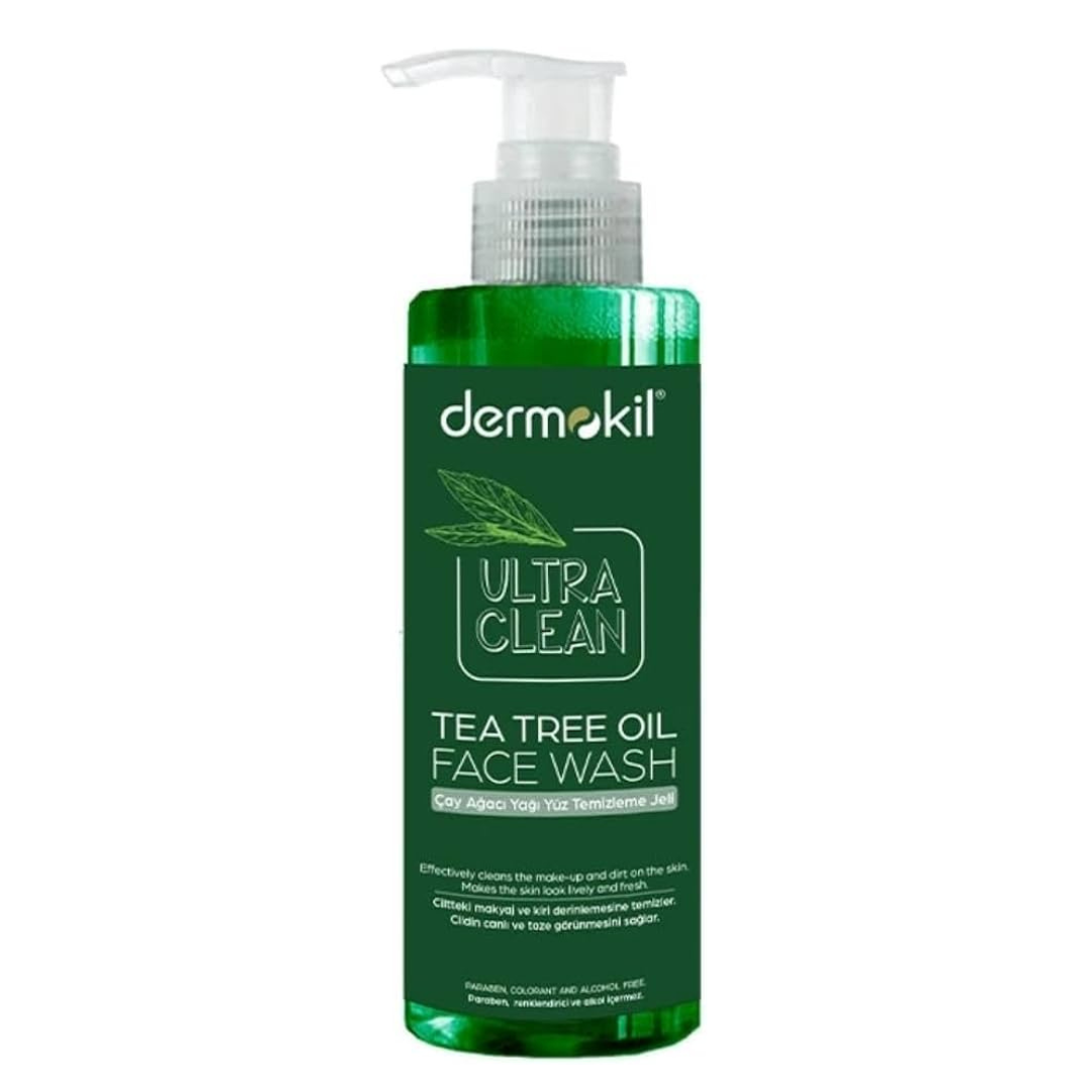 DERMOKIL  Tea Tree Oil Facial Cleaning Gel 300 ml