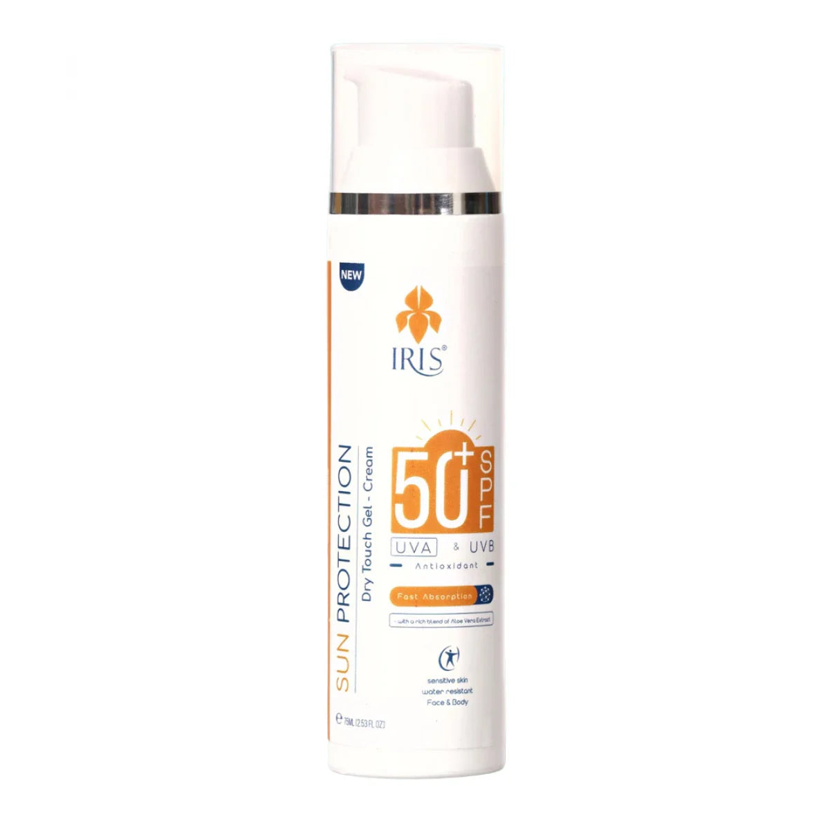IRIS SUN PROTECTION 50+ DRY TOUCH GEL-CREAM 75ML