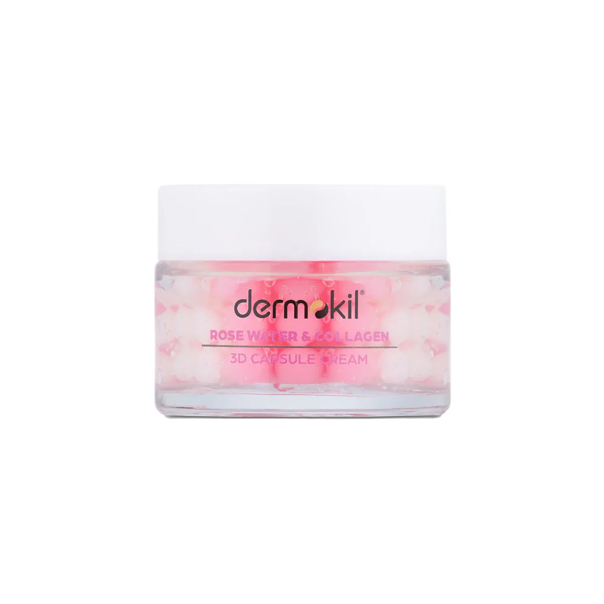 DERMOKIL 100% NATURAL ROSE WATER 3D CAPSULE CREAM 200ML