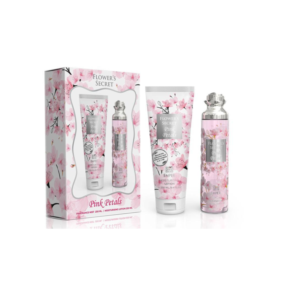 EMPER Flower's Secret Pink Petals Mist 250ml and Lotion 250ml