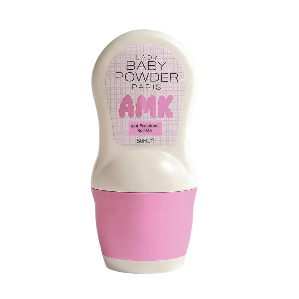 Lady Baby Powder AMK Anti-Perspirant Roll On Pink 50ml