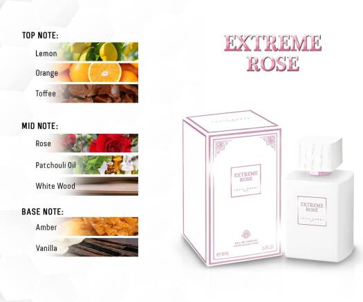 Louis Varel Extreme Rose 100Ml EDP Perfume For Women