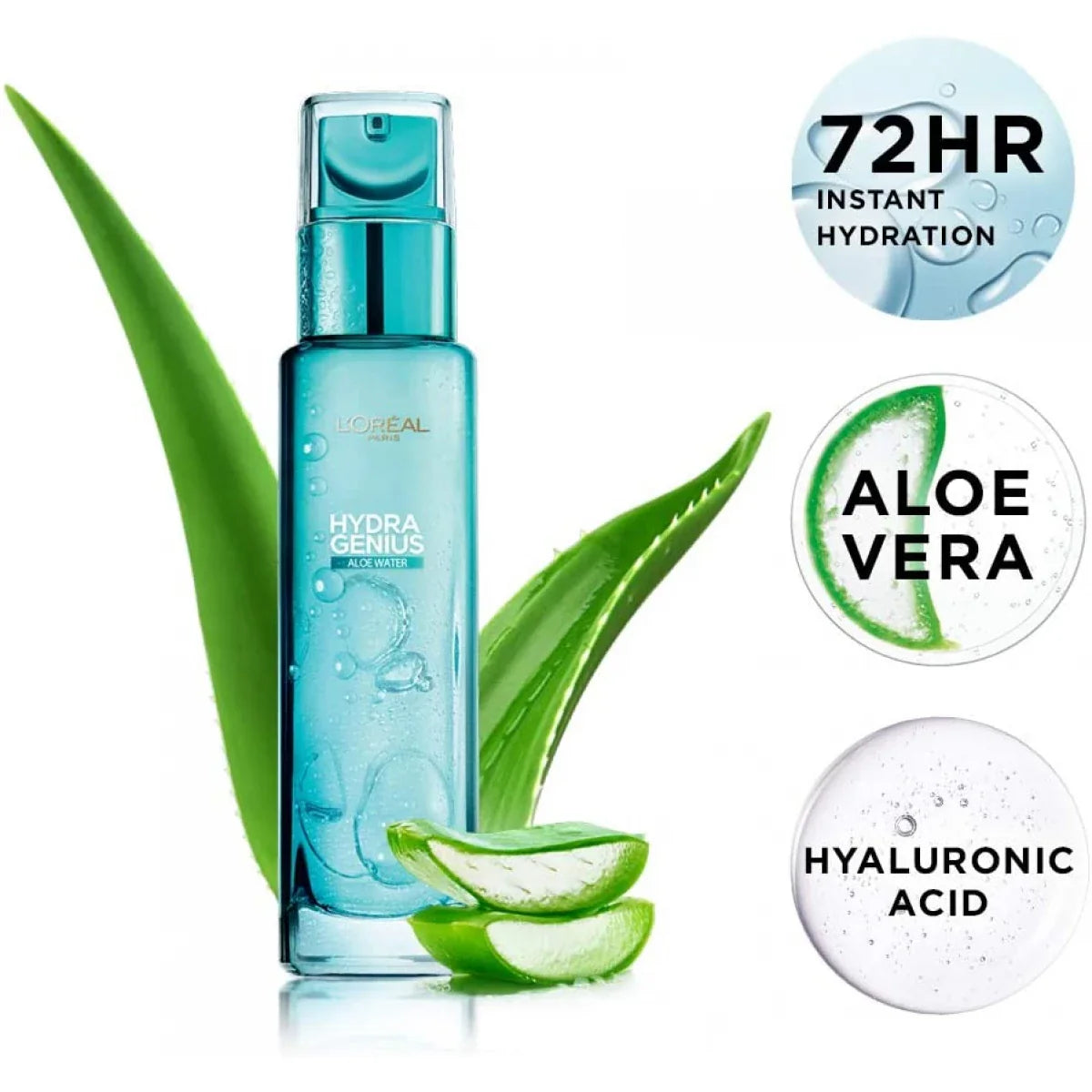 Loreal Paris Hydra Genius Aloe Water Dry & Sensitive Skin 70ml