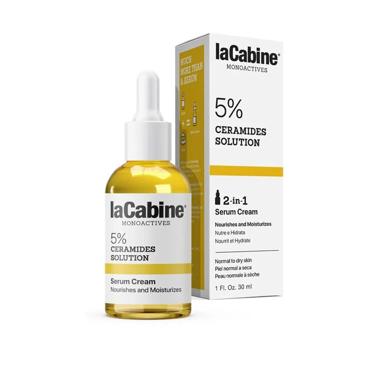 Lacabine 5% Ceramides Solution 2in1 Serum 30ml