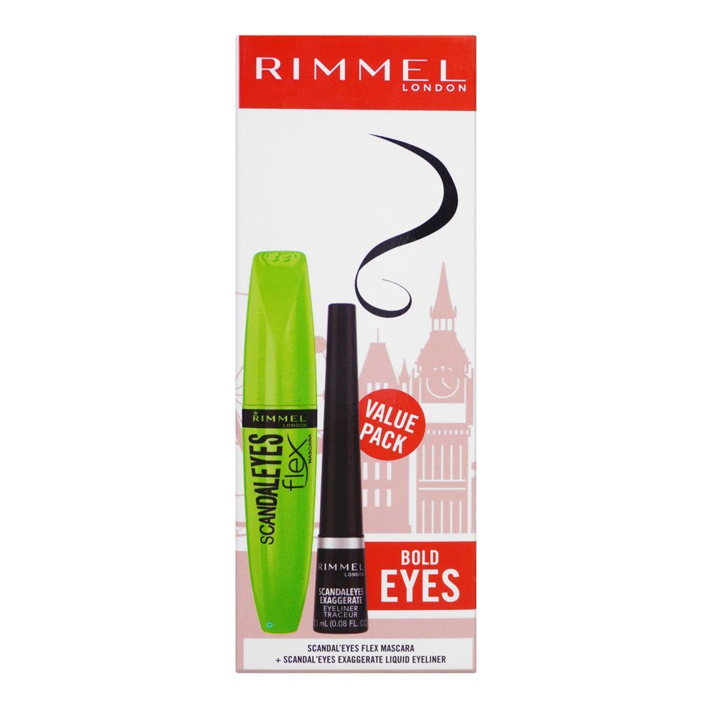 Rimmel London Scandal Flex Mascara + Eyeliner Kit