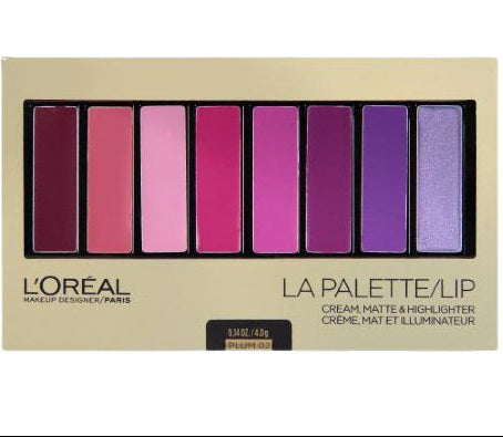 LOREAL PARIS LA PALETTE LIP PLUM 02