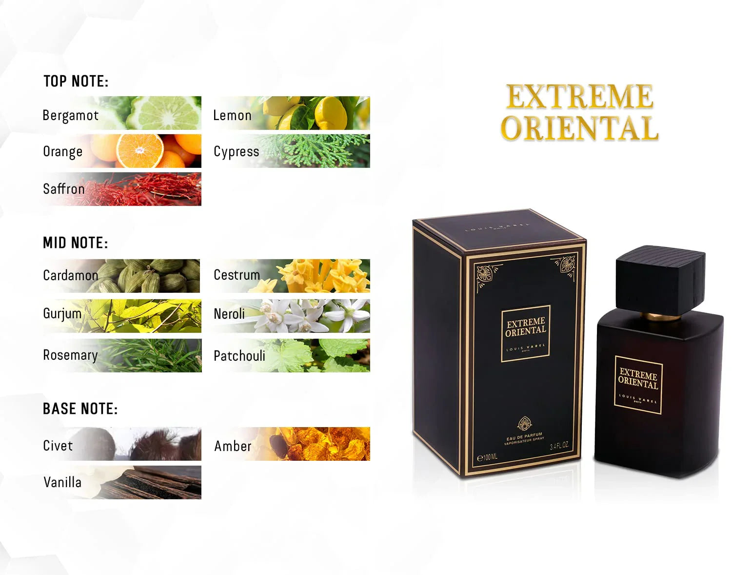 Louis Varel Extreme Oriental EDP 100ml For Men