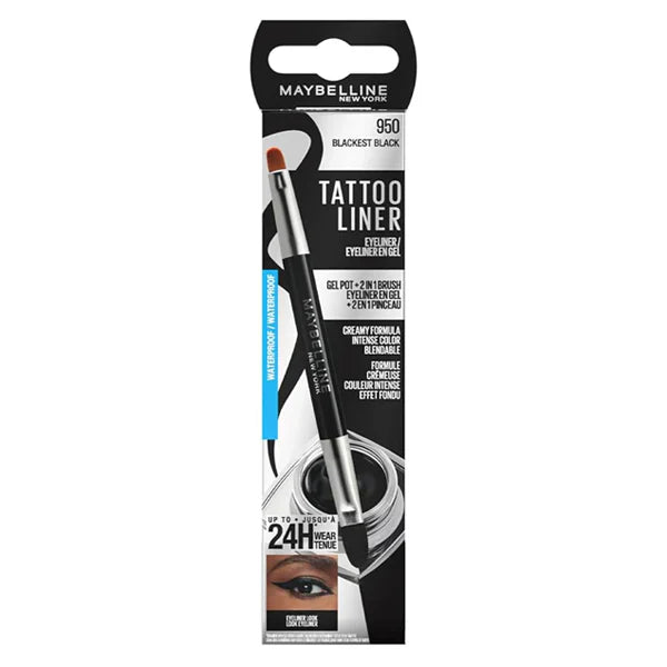 MAYBELLINE GEL TATTOO LINER 950 BLACKEST BLACK