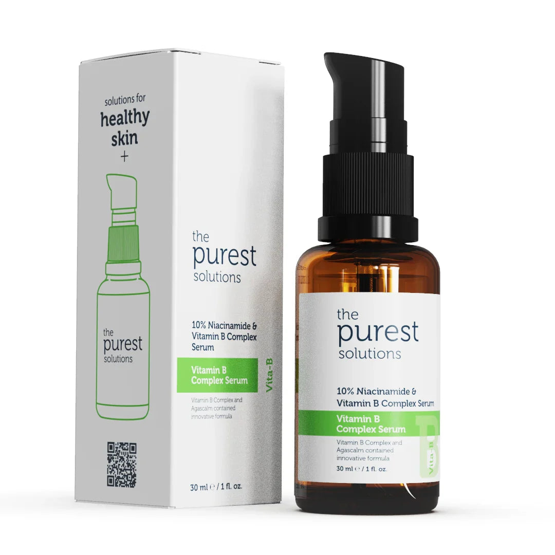 The Purest Solutions سيروم النياسيناميد 10% وفيتامين بي كومبلكس 30 مل