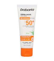 Babaria Anti-wrinkle SPF50+ Very High Protection Aloe 75ml