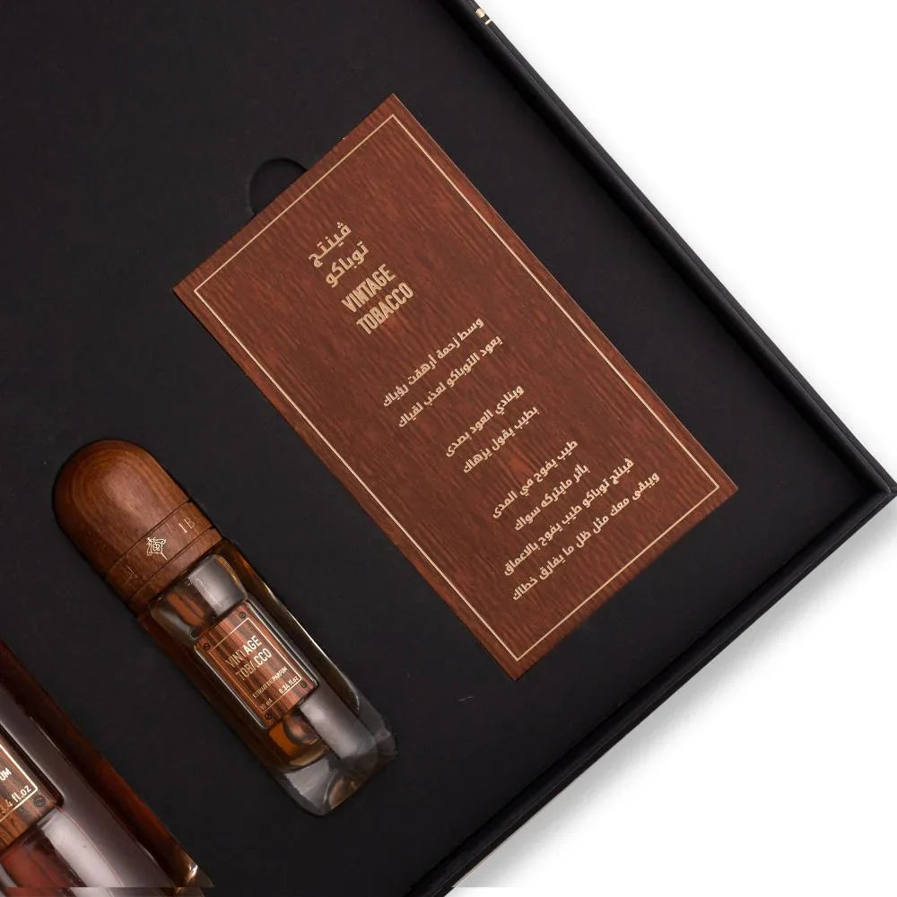 Ibraheem Al.Qurashi Vintage Tobacco Gift Set Unisex 100ml+10ml