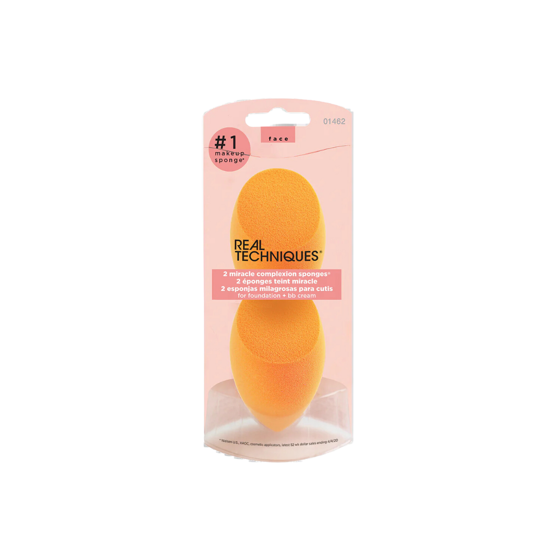 Miracle Complexion Sponge 2 Pieces by REAL TECHNIQUES