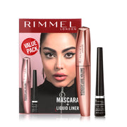 Rimmel London Mascara + Free Liquid Eyeliner Set