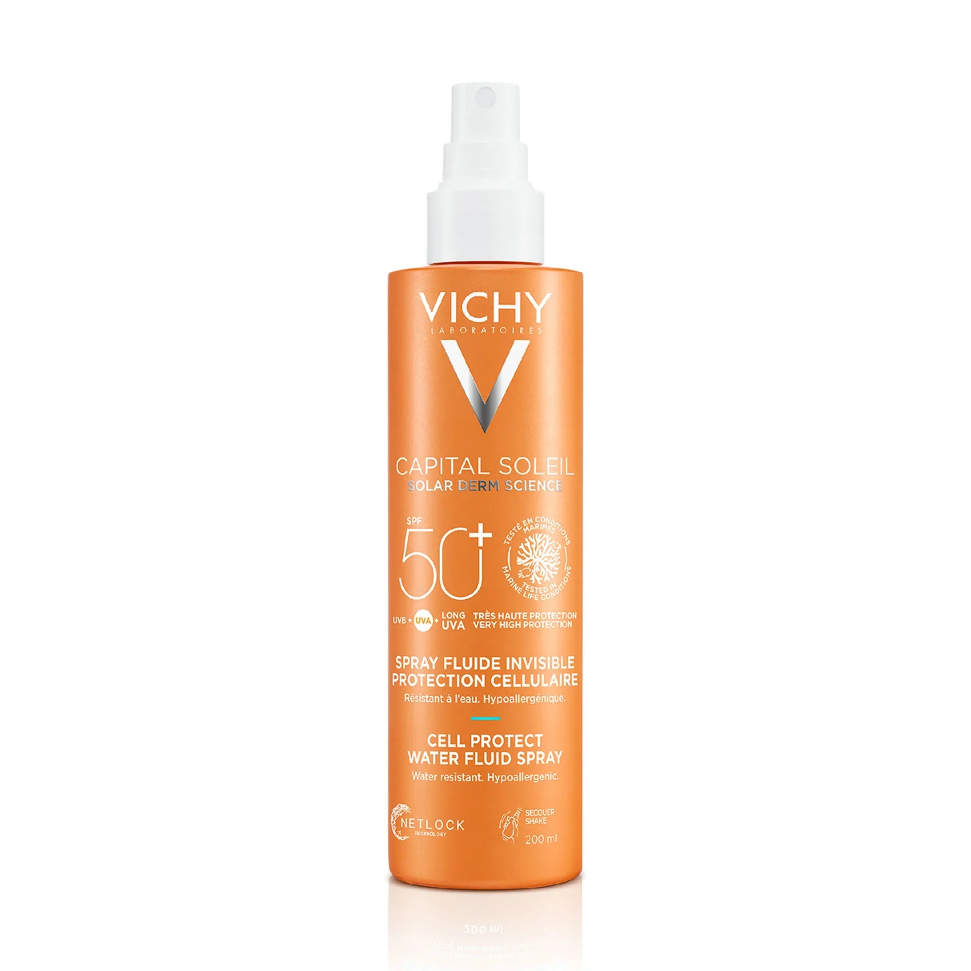 Vichy Capital Soleil Fluid Spray SPF50+ 200ml Invisible