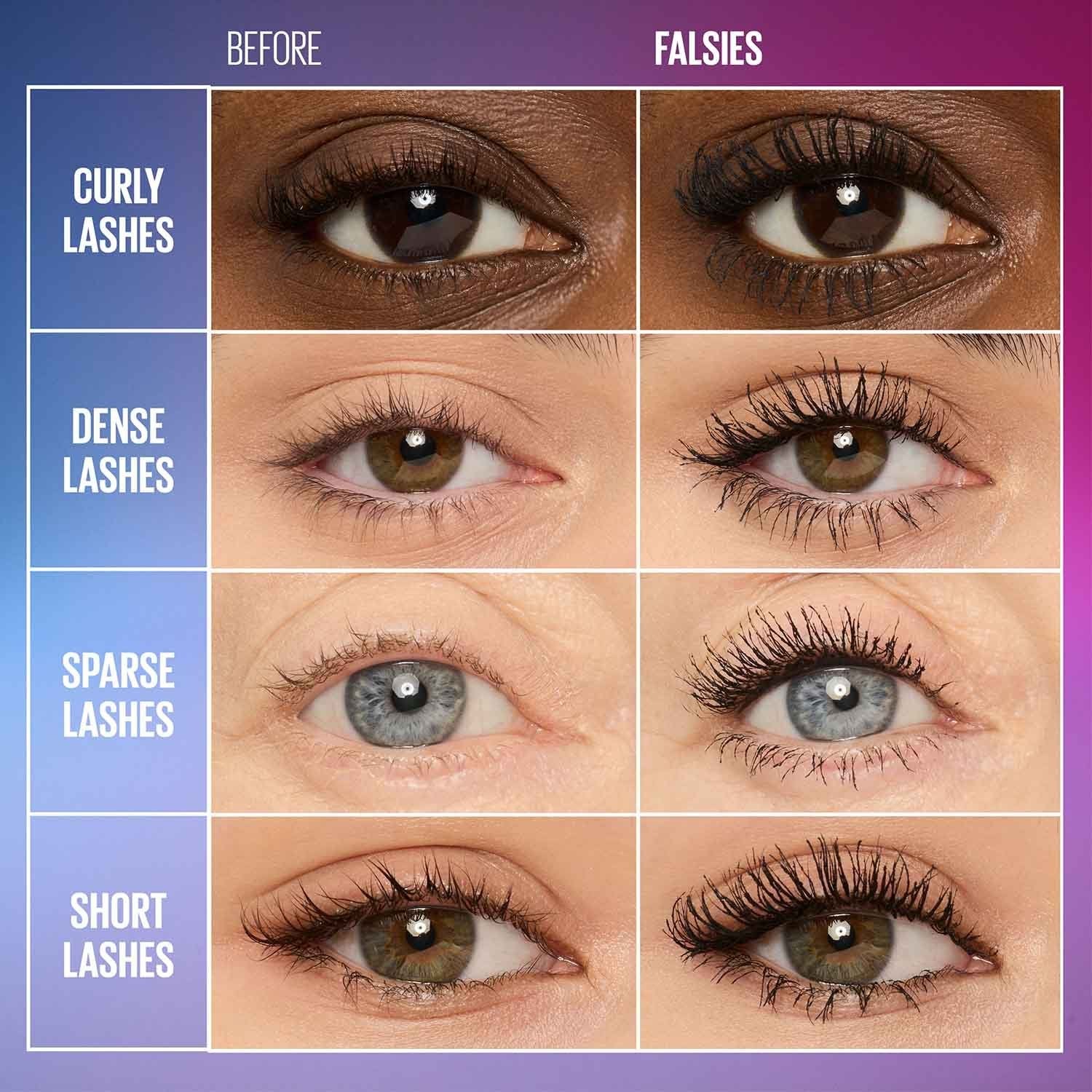 Maybelline The Falsies Mini Surreal, Lash Sensational Sky High and Lash Lift Kit