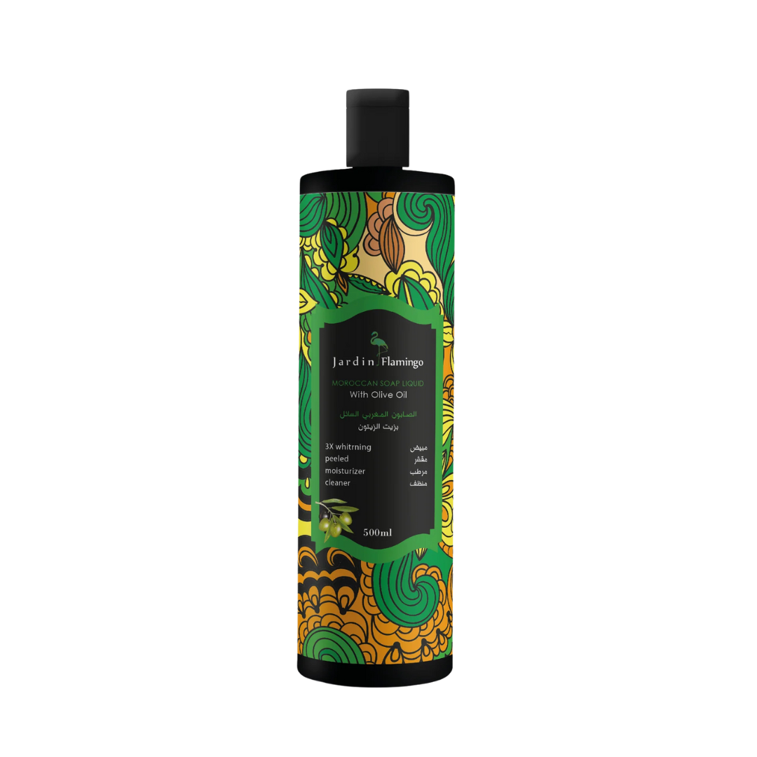 Jardin Flamingo Moroccan Liquid Body Soap With Olive Oil 500ml