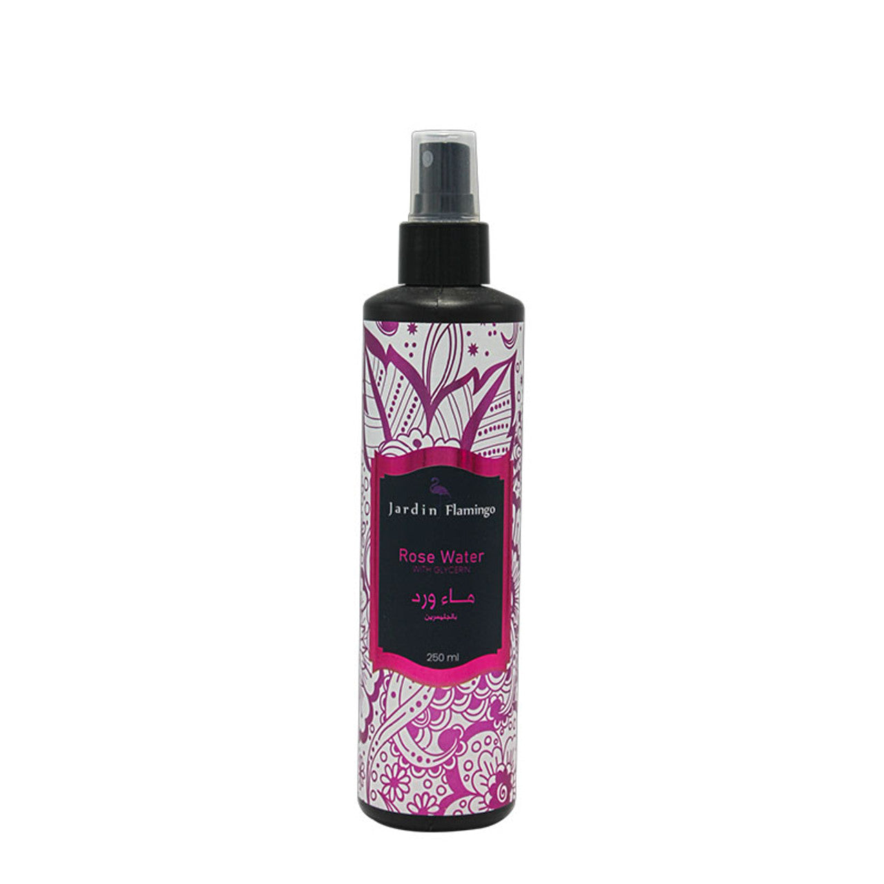 Jardin Flamingo Rose Water To Cleanse And Moisturize The Face With Glycerin 250ml