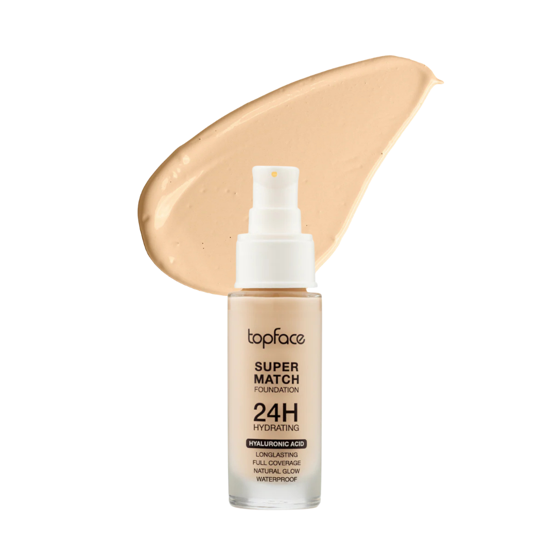 Topface Super Match Foundation 24H Shades