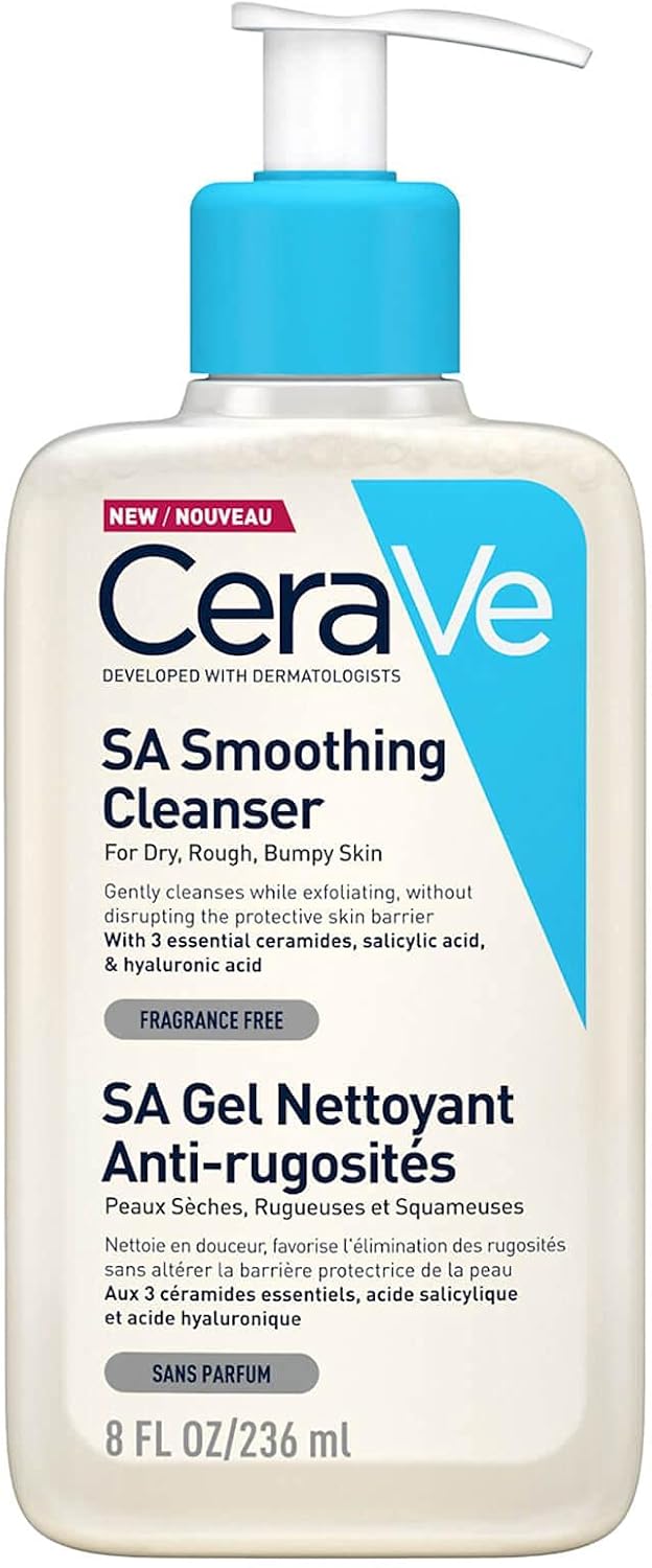 CeraVe SA Smoothing Cleanser Face and Body Wash with Salicylic Acid 236ml
