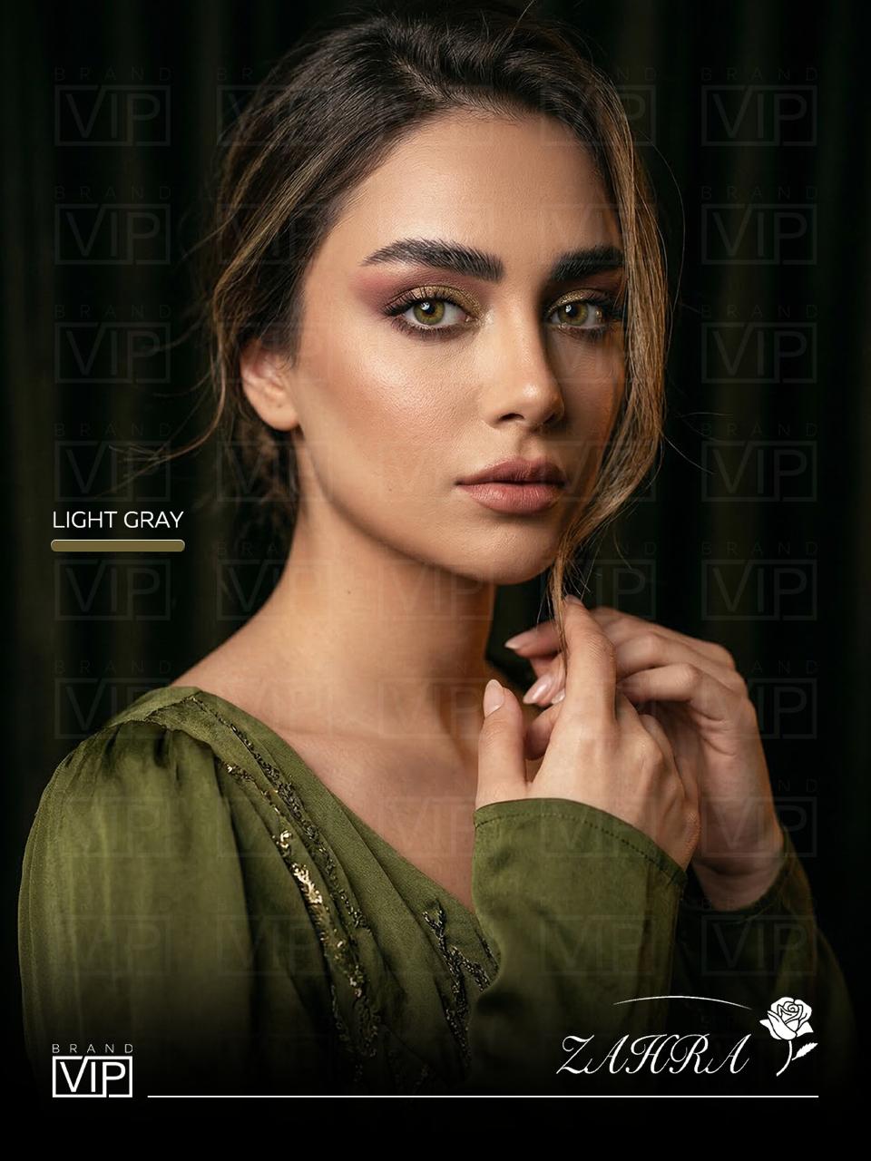 Annual Contact Lenses Light Gray by ZAHRA LENSES