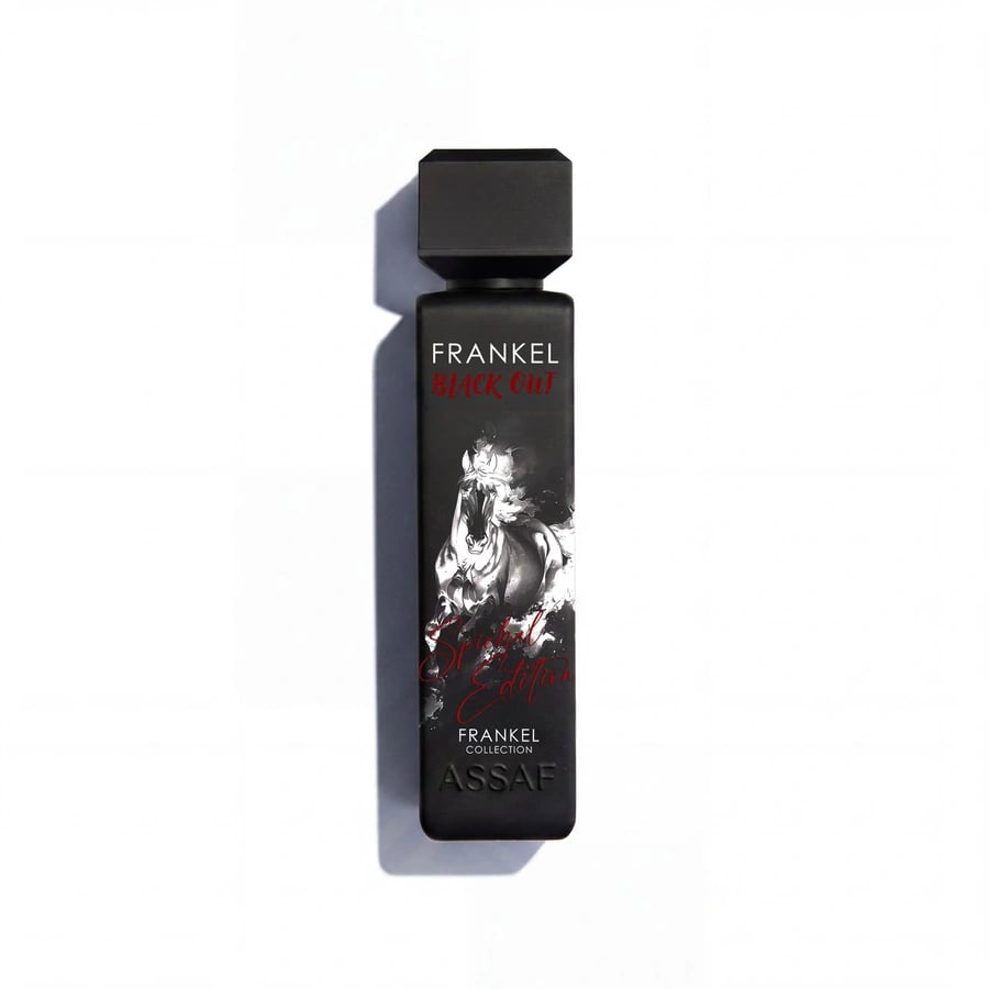 عطر Frankel Black Out إصدار خاص أو دو بارفان للرجال 200 مل من عساف