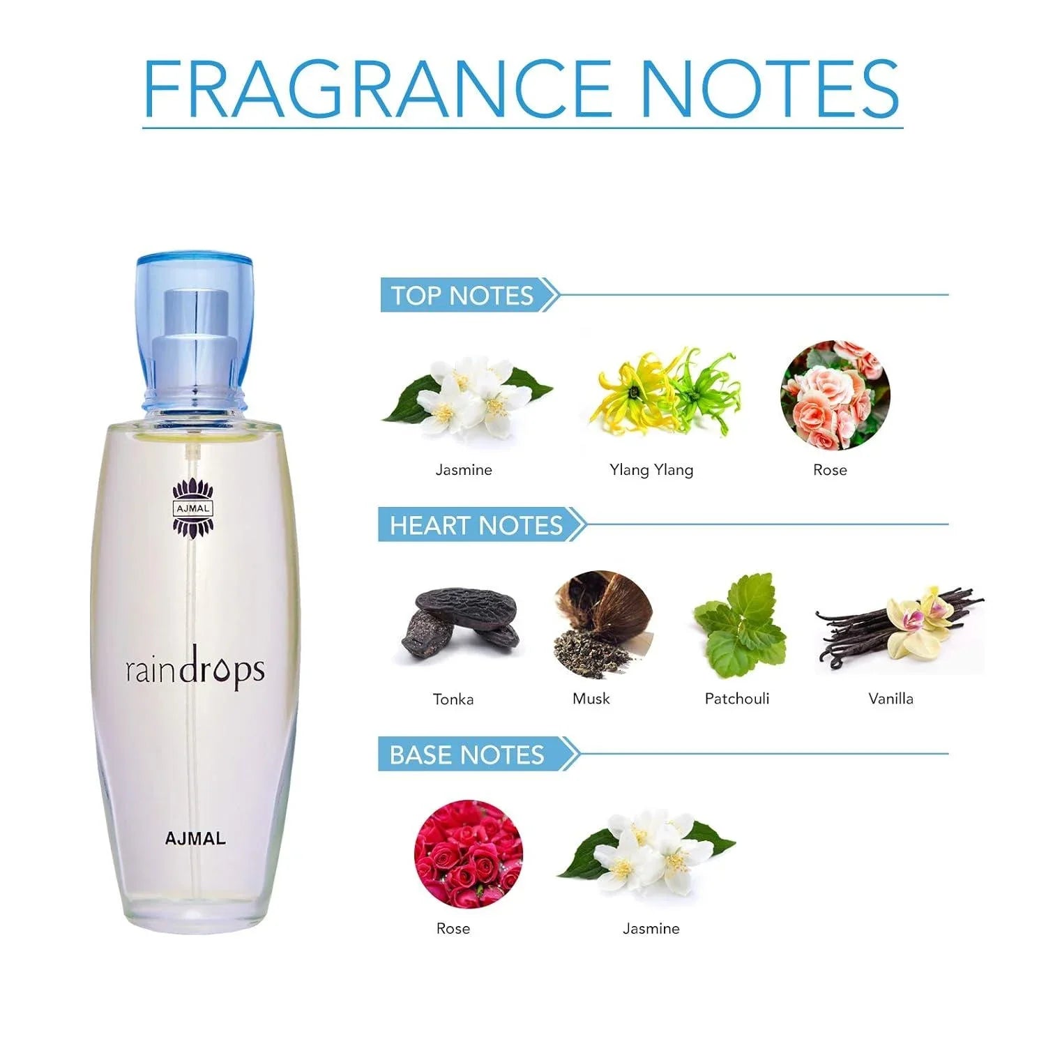 Ajmal Rain Drops Perfume 50 Ml for women