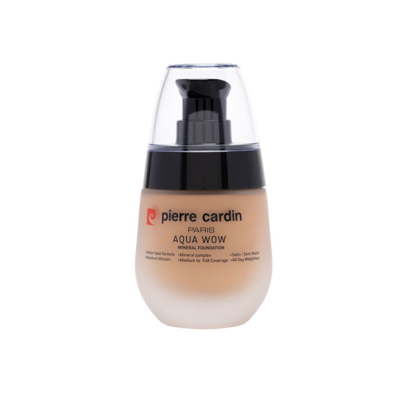 Aqua Wow Mineral Foundation 802 Beige Warm by PIERRE CARDIN