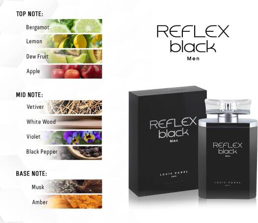Louis Varel Reflex Black EDT 100ml For Men