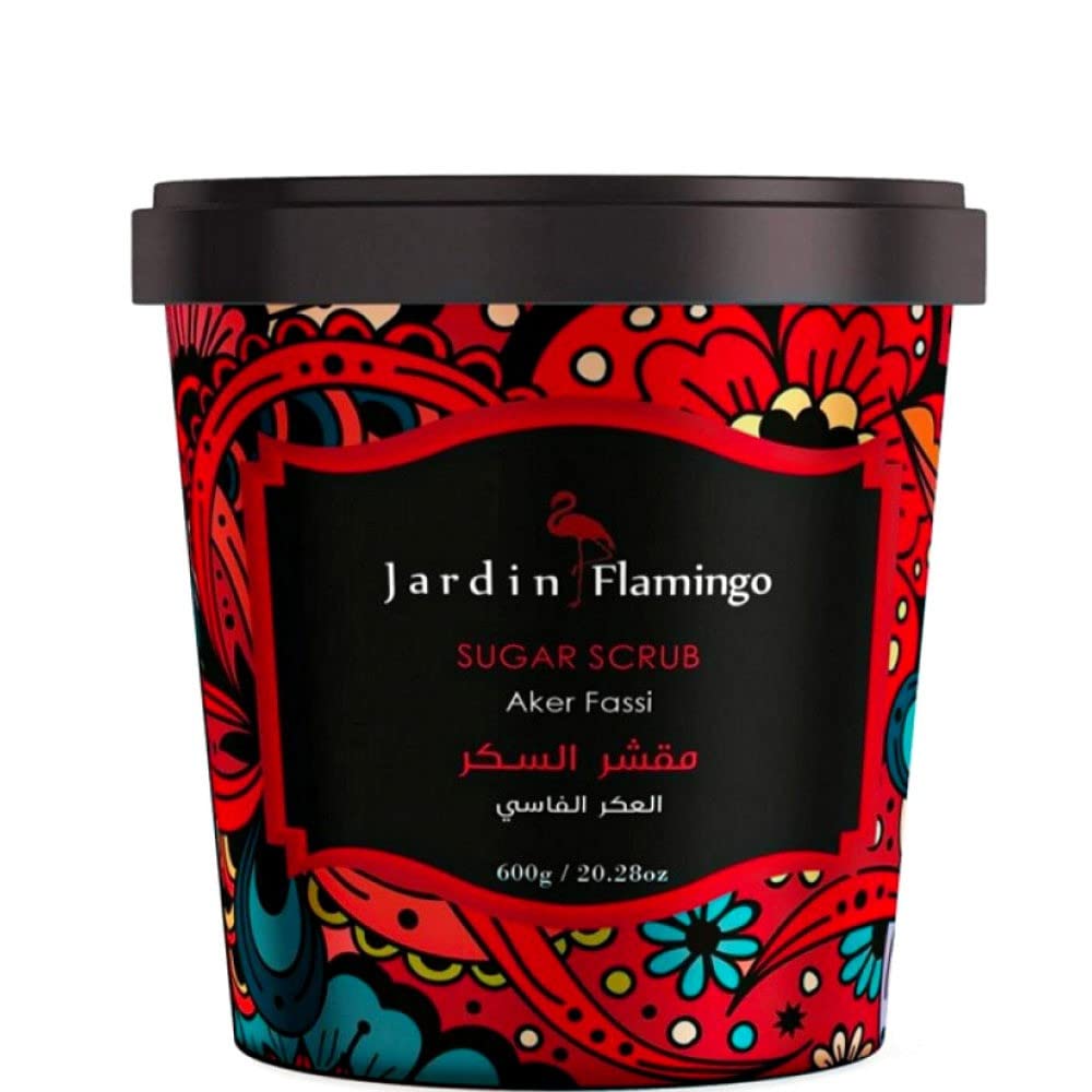 Jardin Flamingo Sugar Body Scrub With Fassi Saffron Flavor 600g