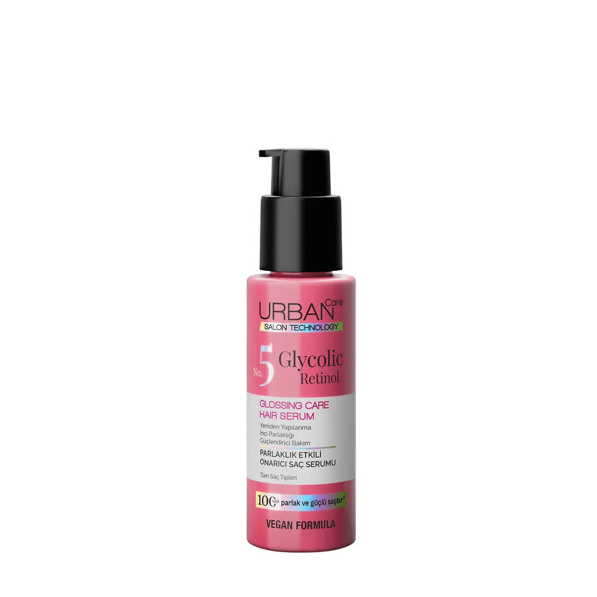 Glycolic & Retinol Glossing Hair Serum 100ml by URBAN CARE