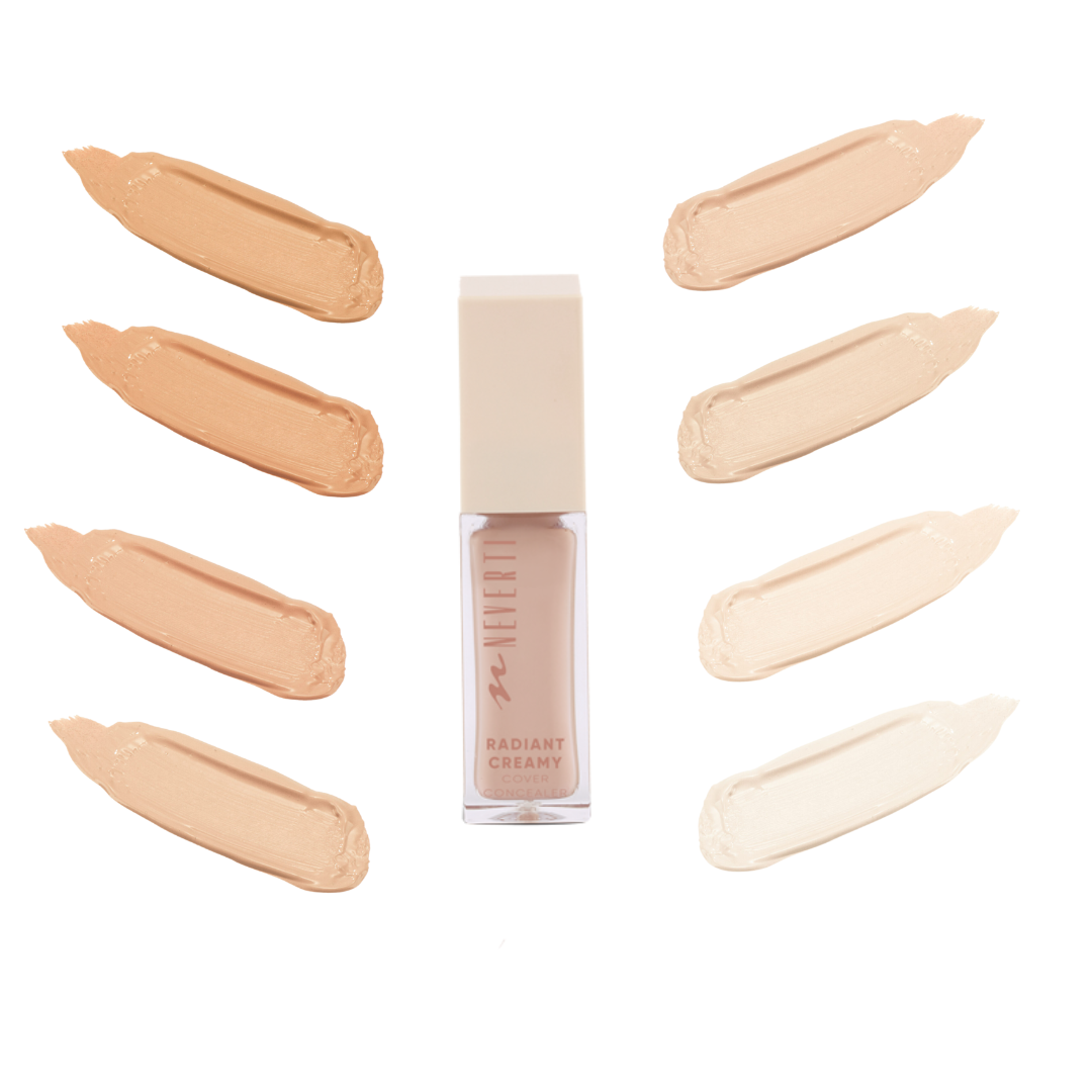 Neverti Radiant Creamy Cover Concealer Shades