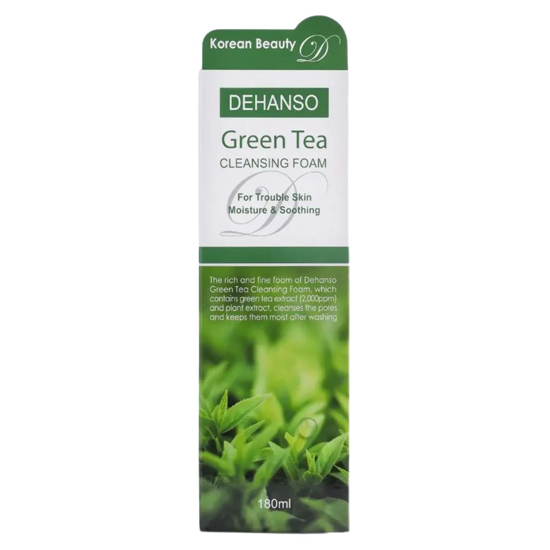 Green Tea Foam Cleanser 180ml by DEHANSO