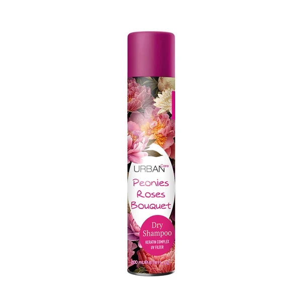 URBAN CARE Peonies & Roses Bouquet Dry Shampoo 200ml – Volumizing & Refreshing