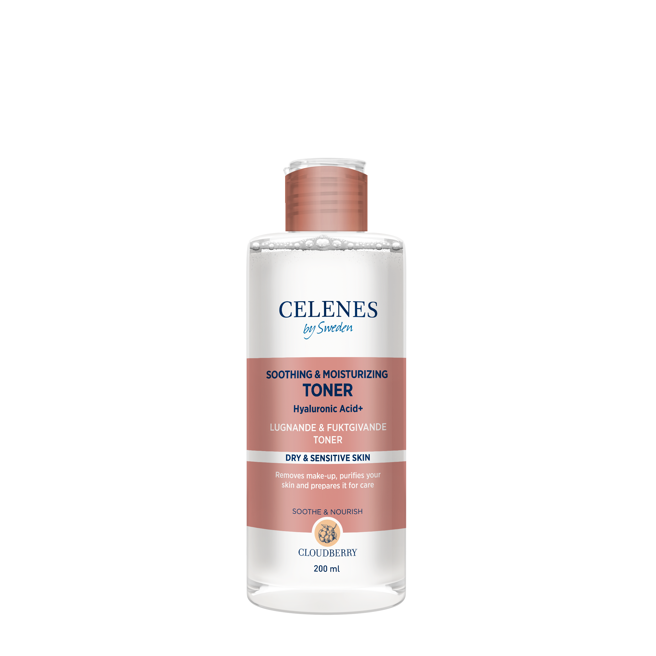 Celenes Cloudberry Soothing & Moisturizing Toner 200ml for Dry & Sensitive Skin