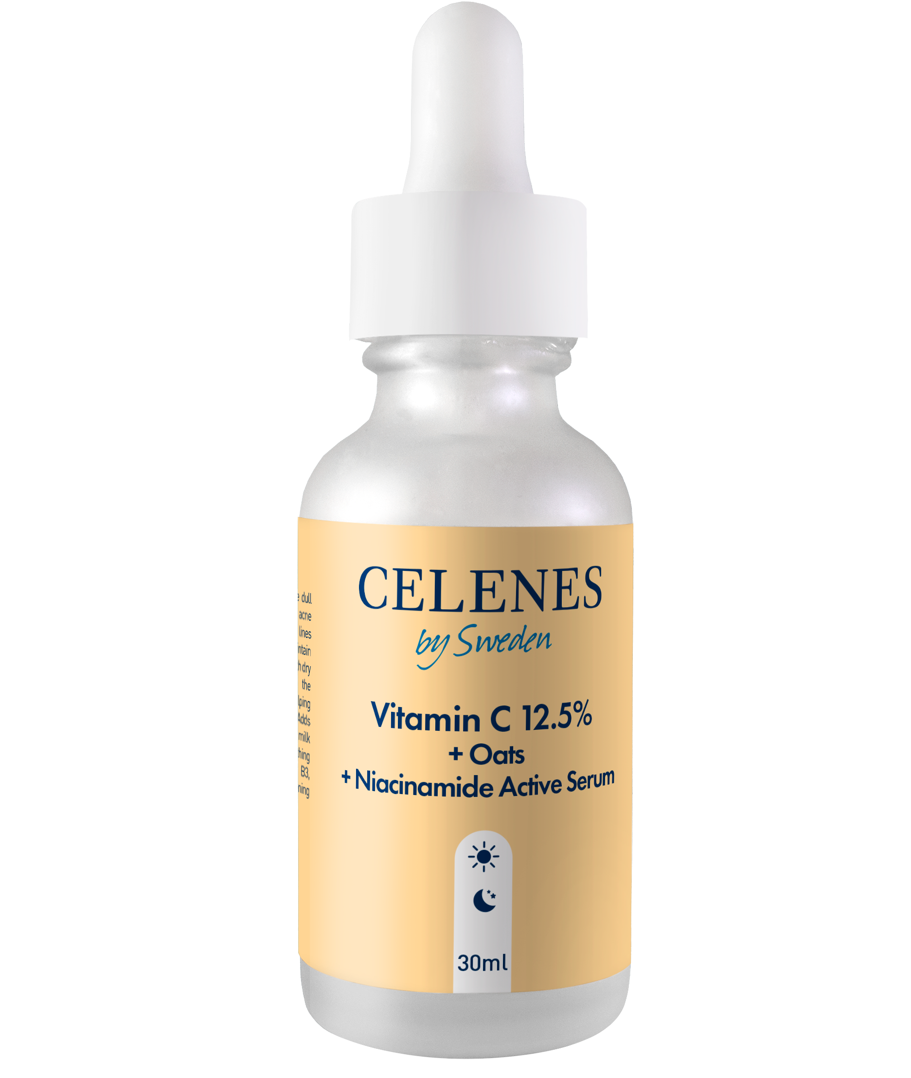 Celenes Rena Vitamin C 12.5% + Oats + Niacinamide - 30ml Brightening Face Serum