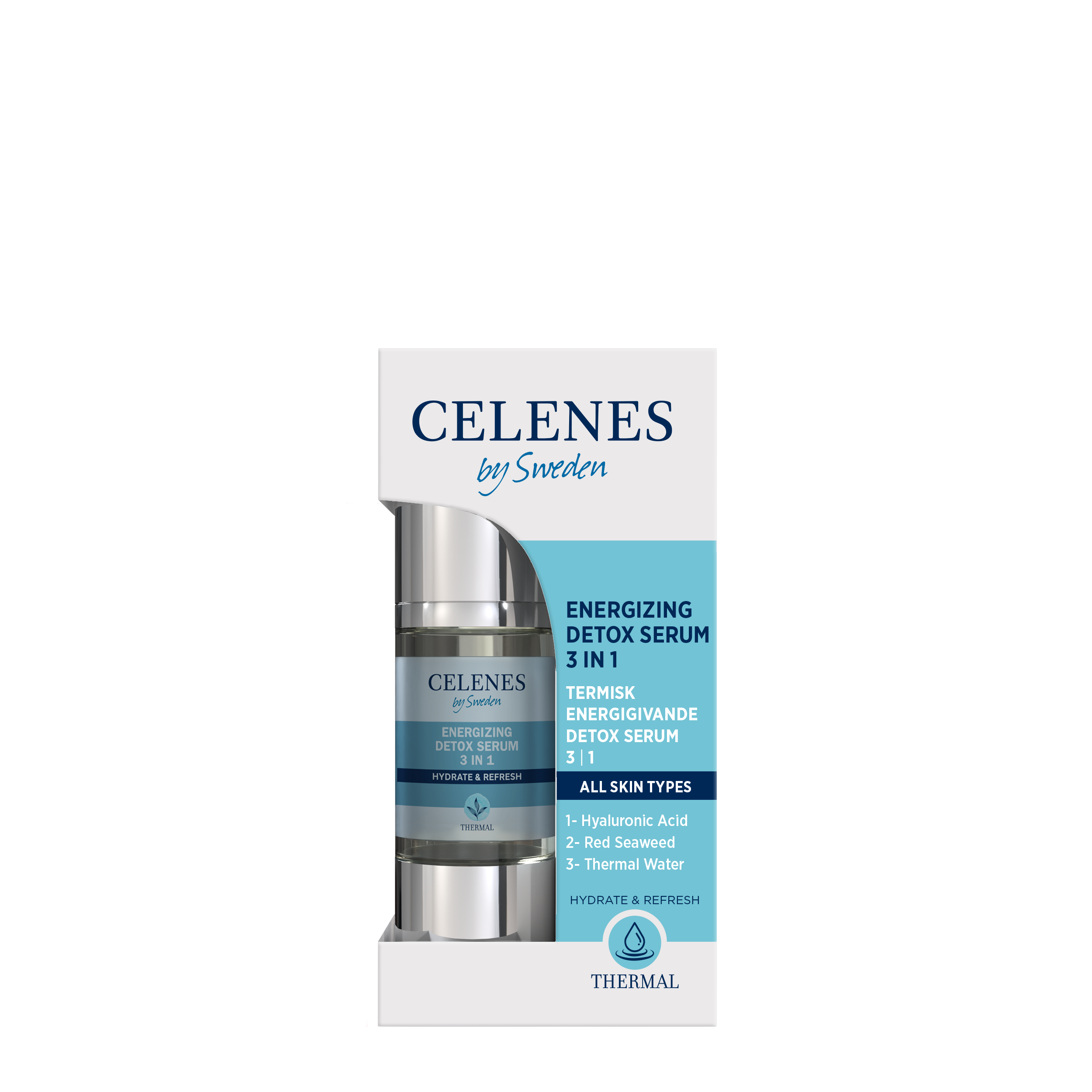 Celenes Energizing Detox Serum 3 in1 30Ml
