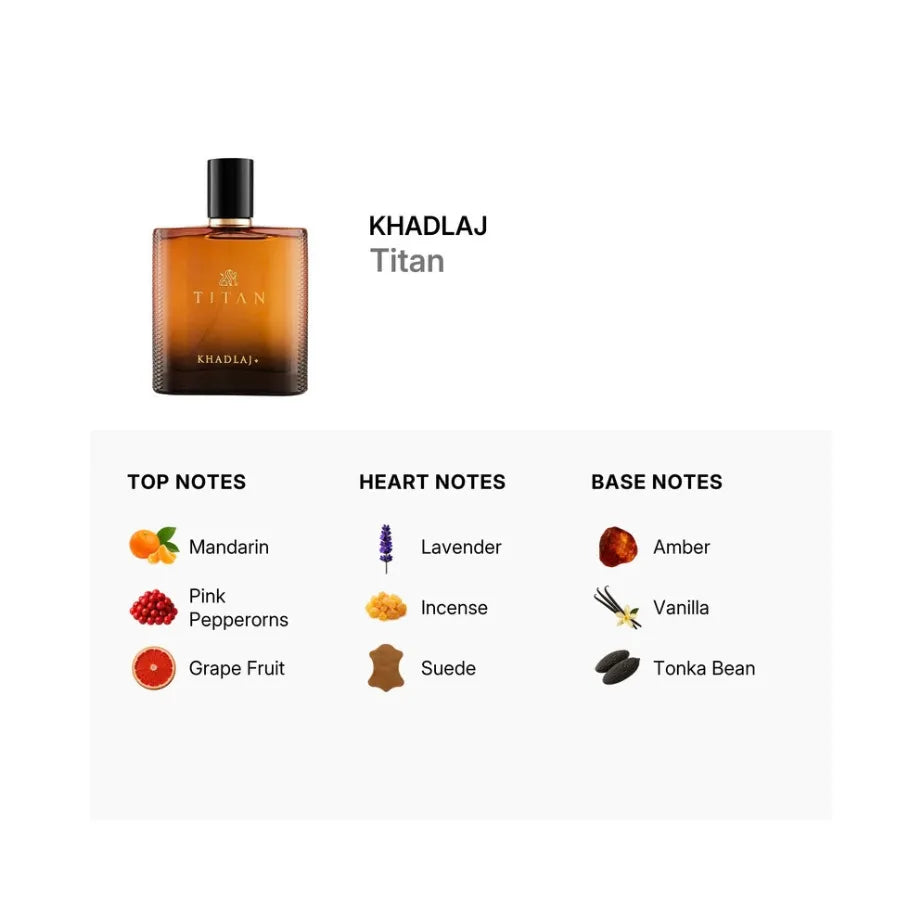 عطر Titan أو دو بارفان للرجال 100 مل من خدلج