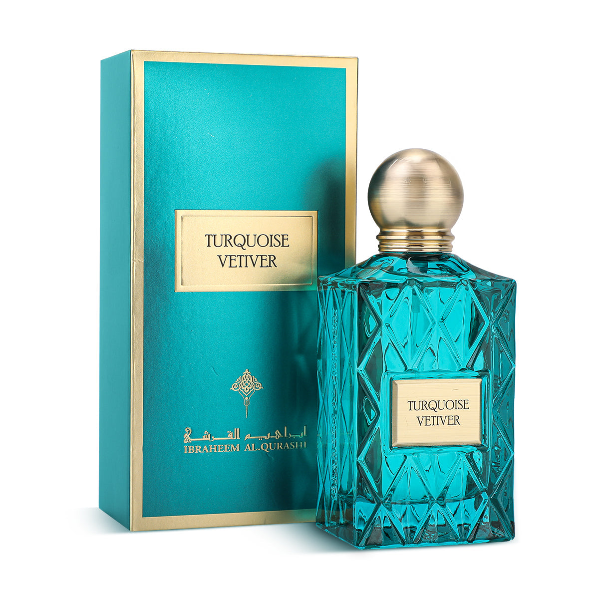 Ibraheem Al Qurashi Turquoise Vetiver Eau de Parfum for Men 75ml