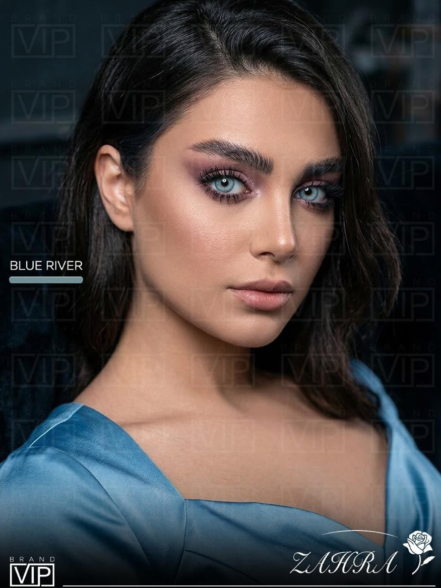 Annual Contact Lenses Blue River by ZAHRA LENSES