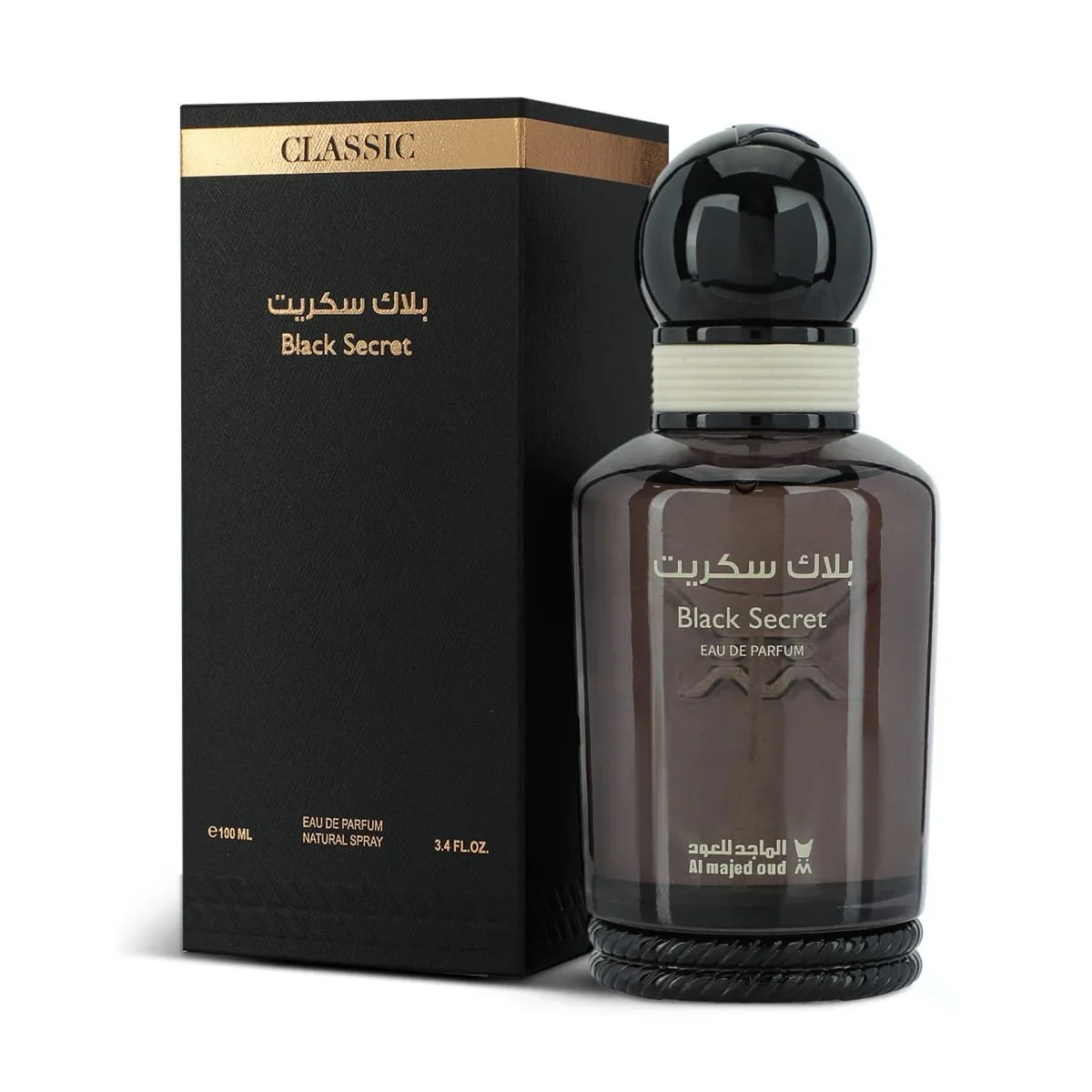 ALMAJED OUD Black Secret Classic Eau de Parfum 100ml Unisex Perfume