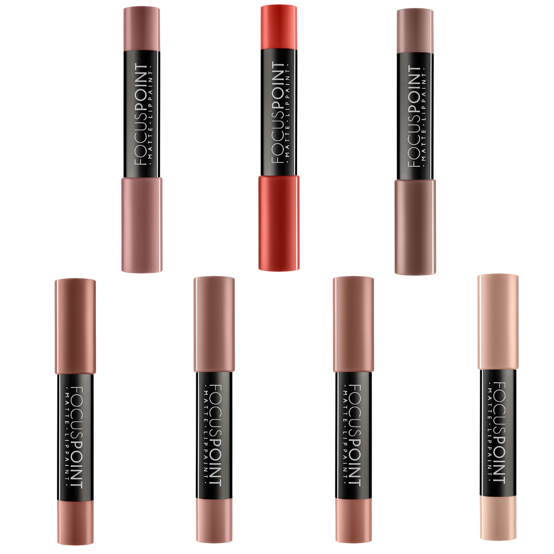 TopFace Focus Point Matte Lip Paint Shades