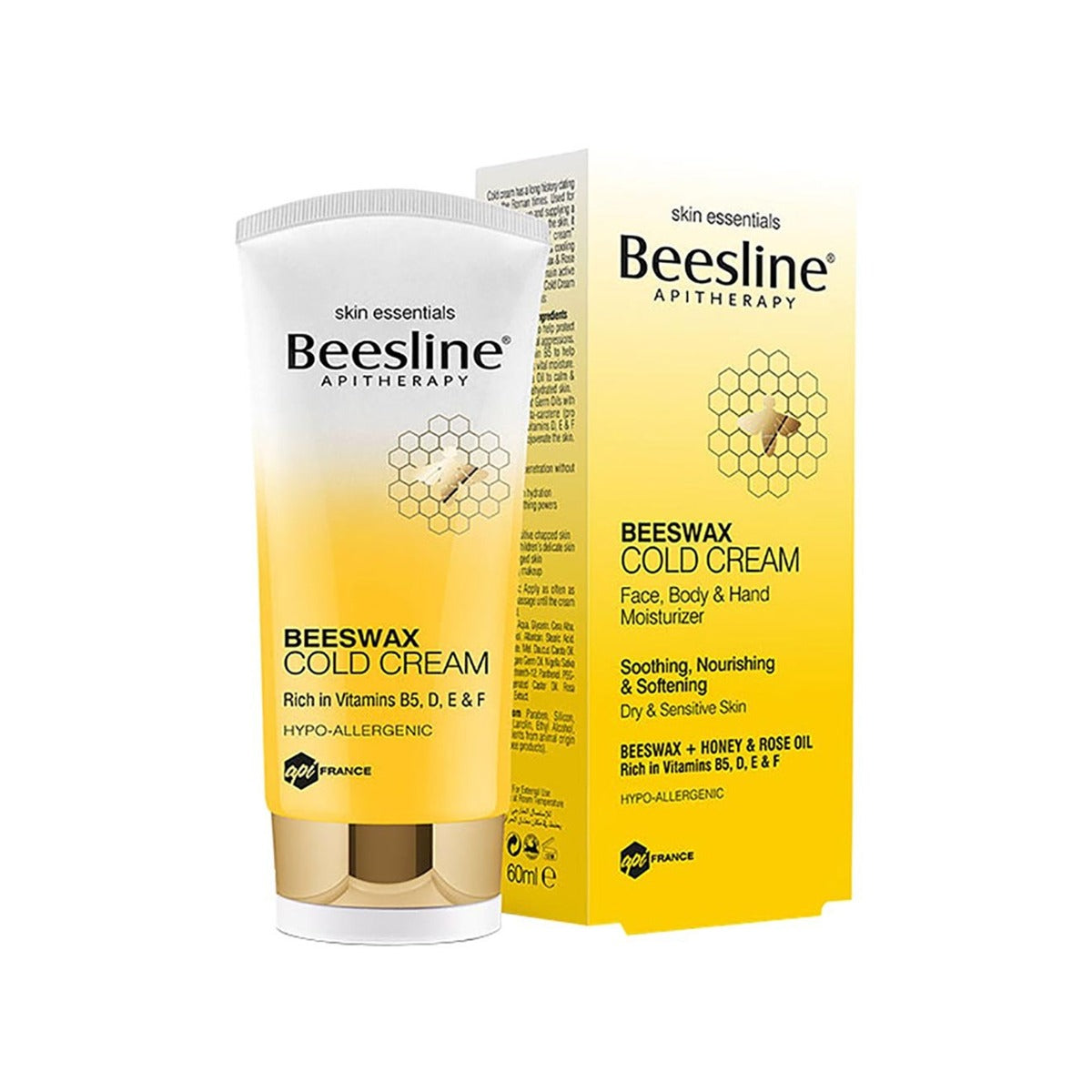 Beesline Beeswax Cold Cream Face,Body & Hand 60ml