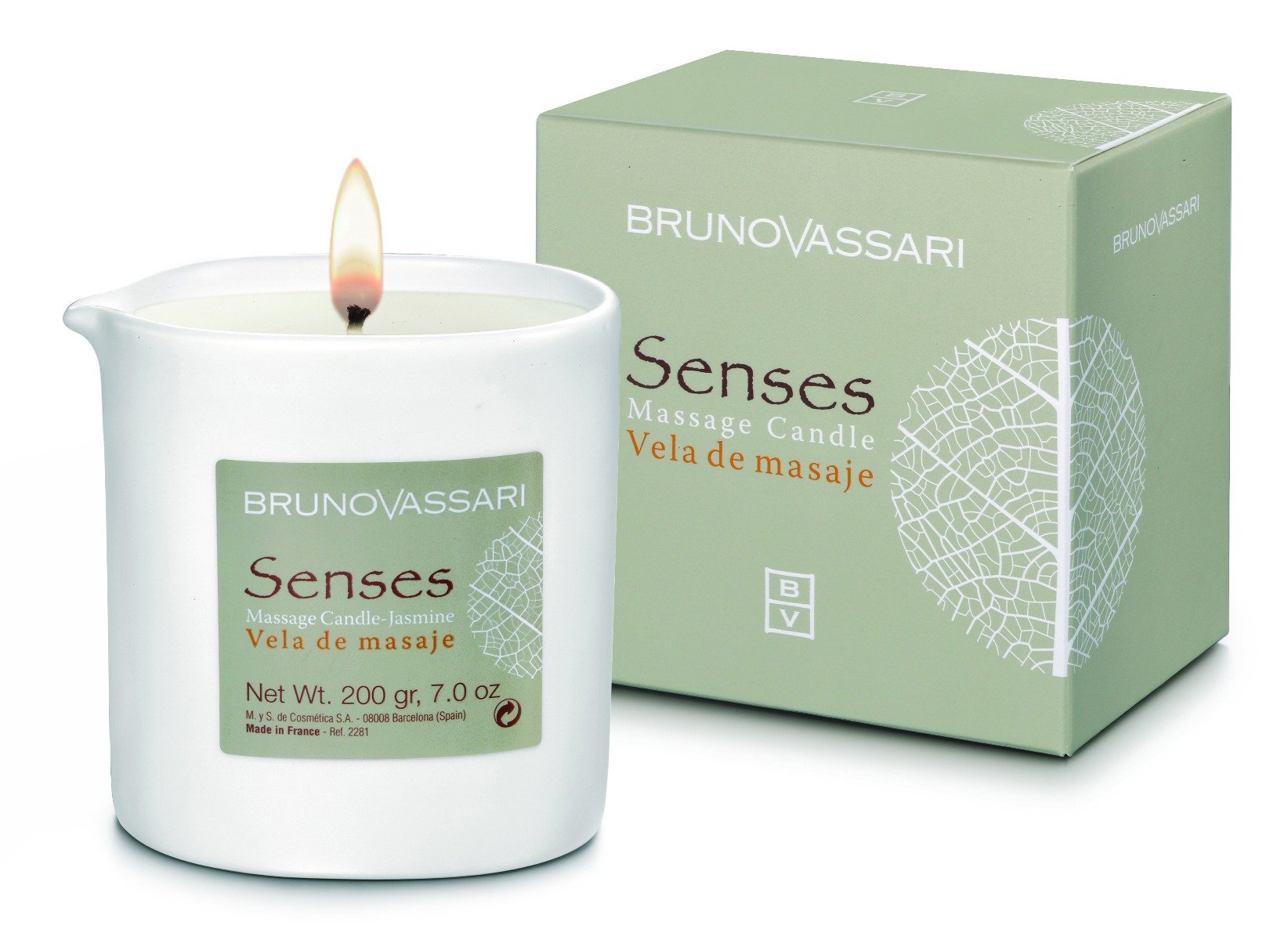 BRUNO VASSARI Massage Candle Jasmine